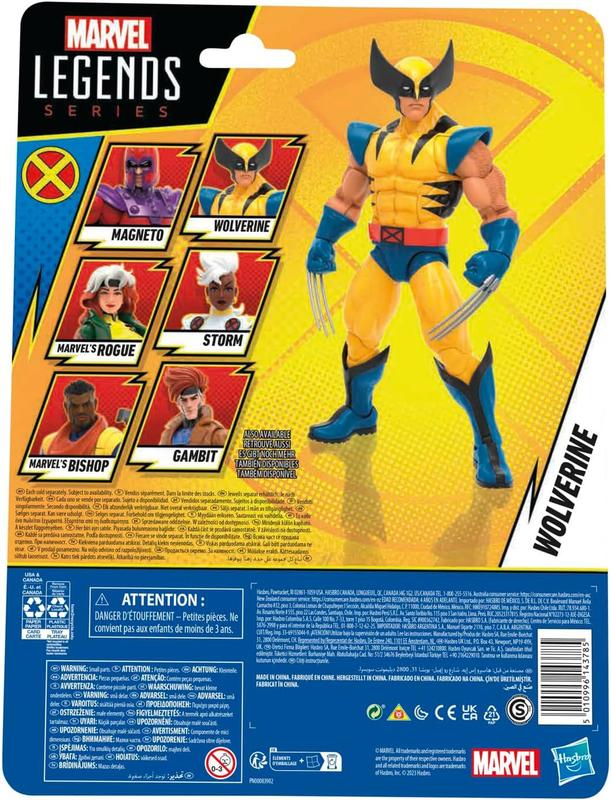 Marvel Legends Wolverine X-Men '97 Retro F6551 Hasbro - Bonecos